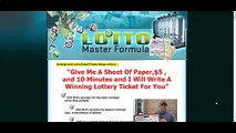 Garry G Lotto Master Formula - Pick a Winning Lottery Ticket