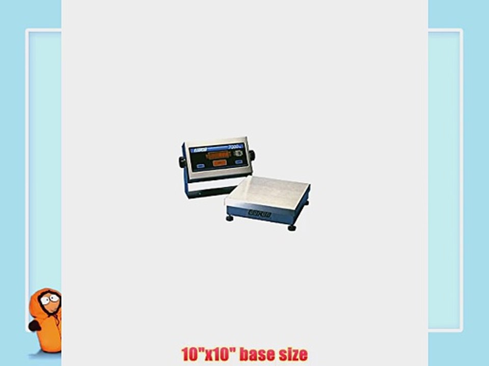 Doran Scales 7025XL 10 25 lb Capacity Digital Bench Scale