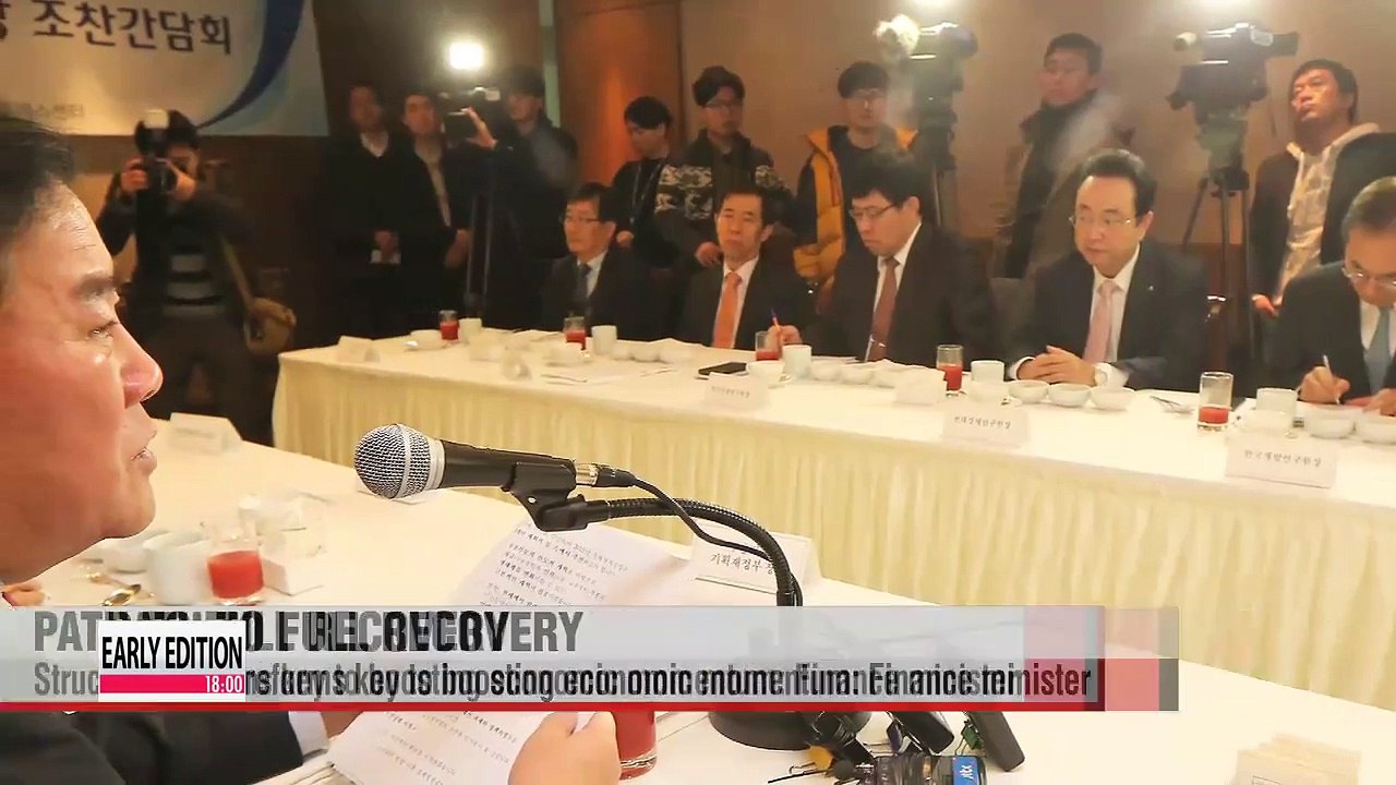 Korea's finance minister pledges structural reforms for recovery