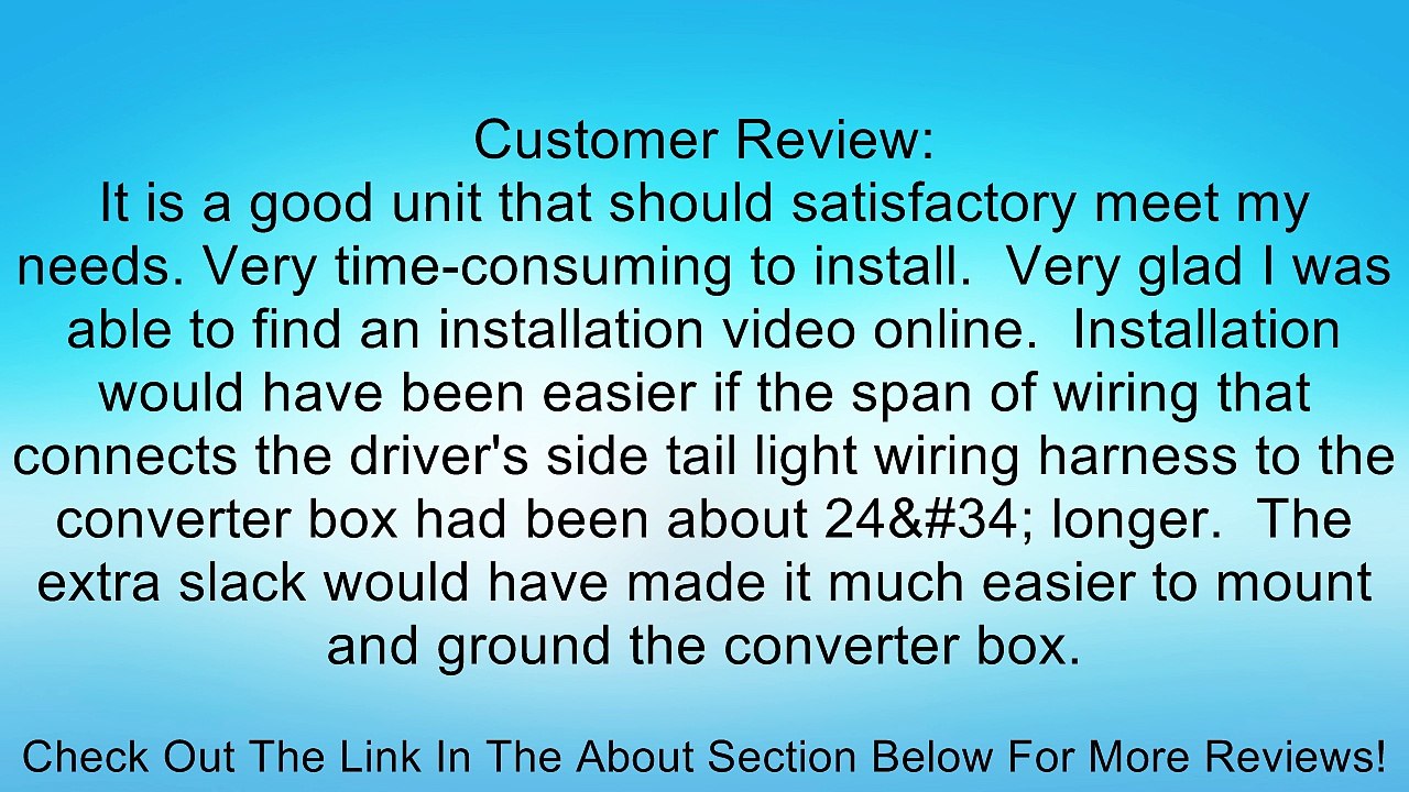 Curt 56166 T-Connector Review