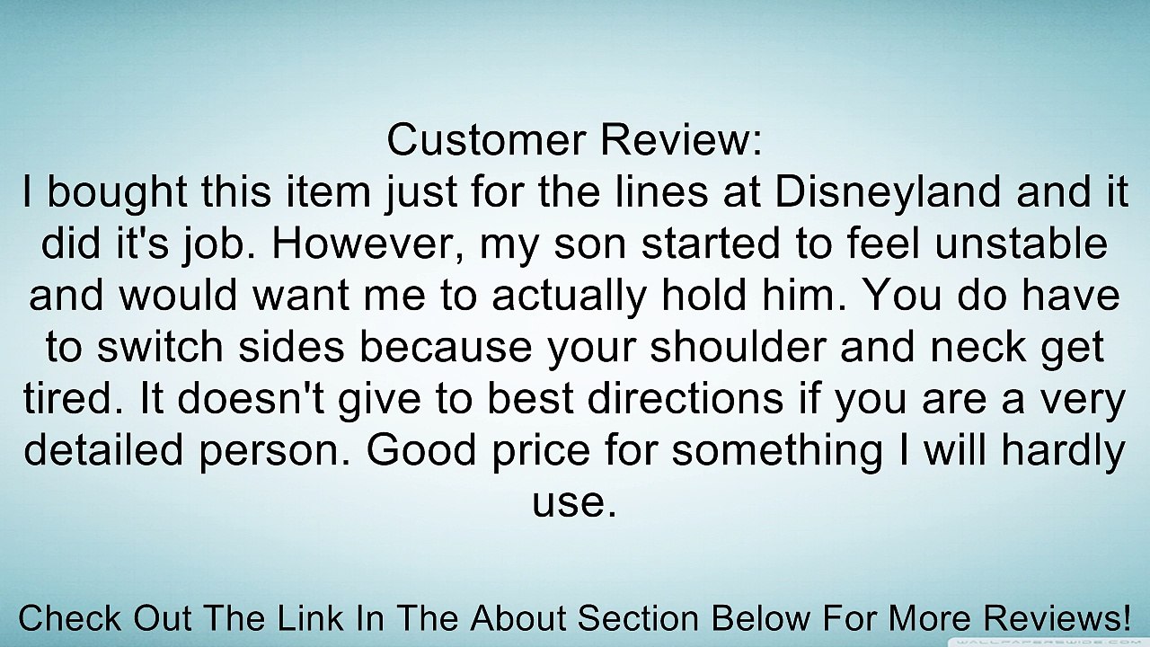 Black Cotton Baby Toddler Sling Carrier Wrap Pouch NEW Review