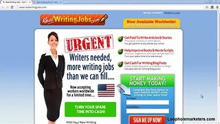 Real Writing Jobs tricks Watch This Video First