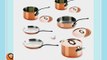 Mauviel MHeritage Copper 150c 640004 10Piece Set with Cast Iron Handles