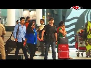 Arpita Khan and Aayush Sharma's arrival at Mumbai Airport - Exclusive