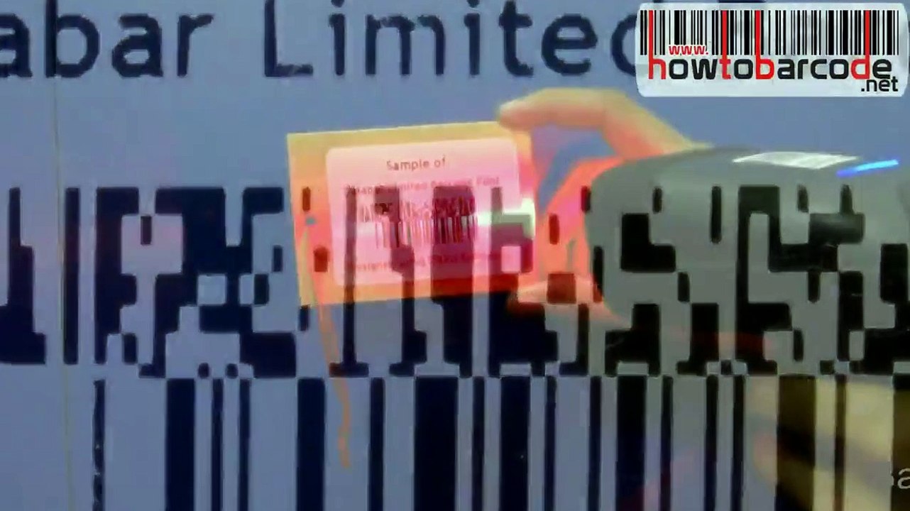 How do design Databar limited barcode font