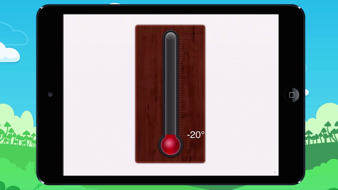 Découvrir les nombres négatifs avec un thermomètre - vidéo 1