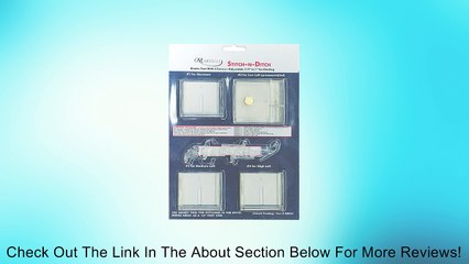 Martelli Stich-n-Ditch Binder Foot with 4 fences, adjustable 1/4" to 1" for binding Review