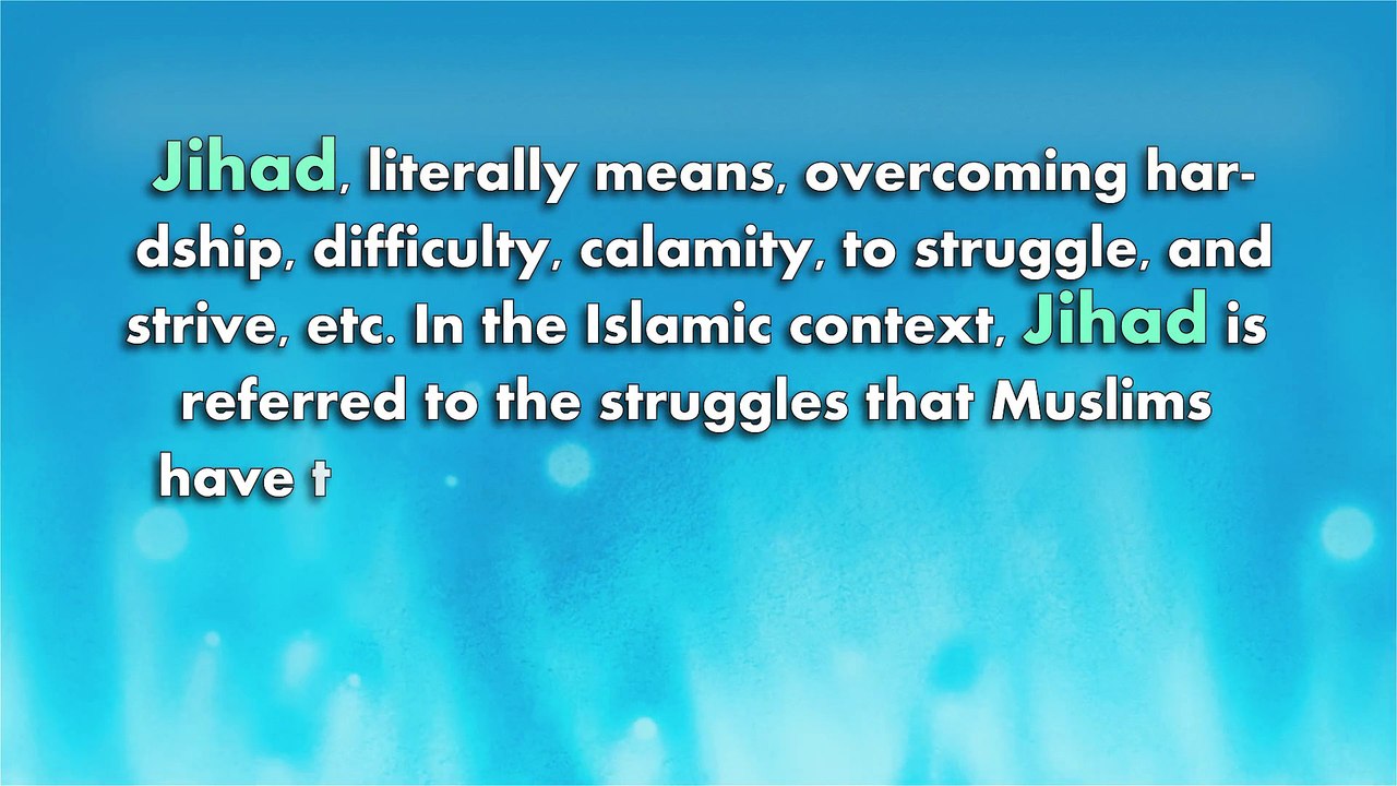 13 Jihad and Sa’ber
