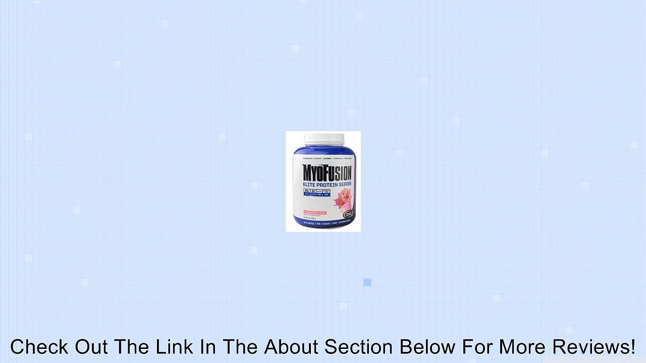 Gaspari Nutrition Myofusion Elite Diet Supplements Review