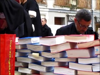 Les avocats ont manifesté à Carpentras