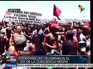 Brasil: ciudadanos participaron en Día Nacional de la Conciencia Negra