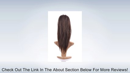 Pony Crimp Ponytail Hairpiece | Crimped Drawstring Ponytail | 18 Shades