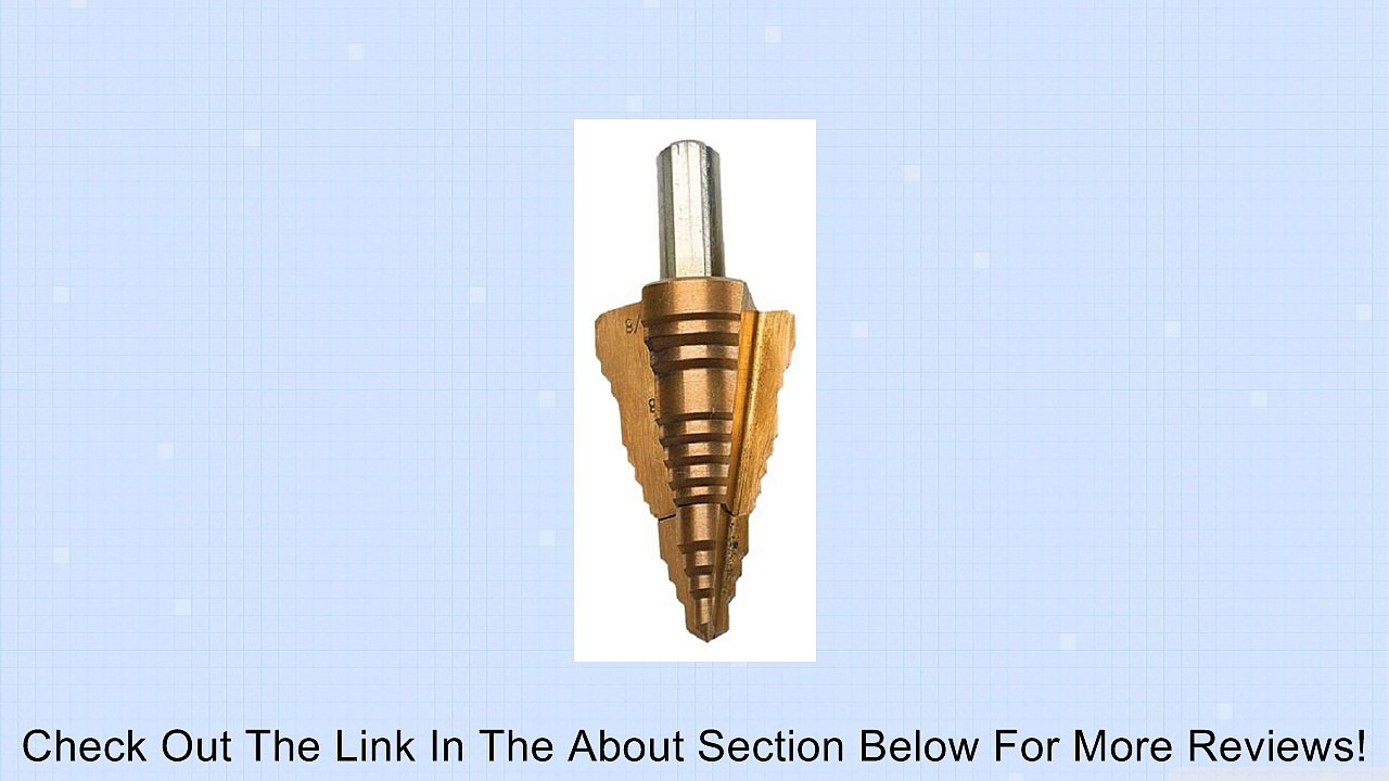 L.H. Dottie RTTP6020 Step Drill Bit, 1/4-Inch to 1-1/8-Inch Base and Tip Review