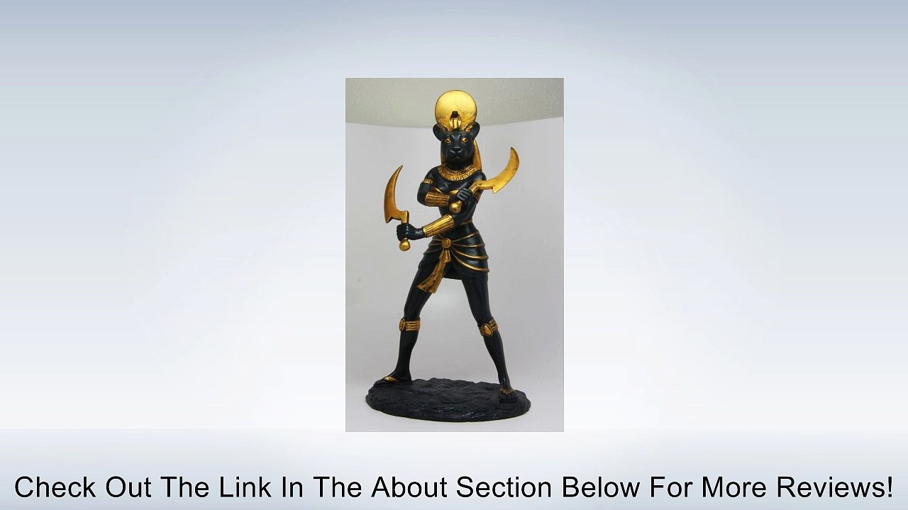EGYPTIAN SUN GODDESS SEKHMET SOLAR DEITY 11" STATUE FIGURINE RA SACHMIS Review
