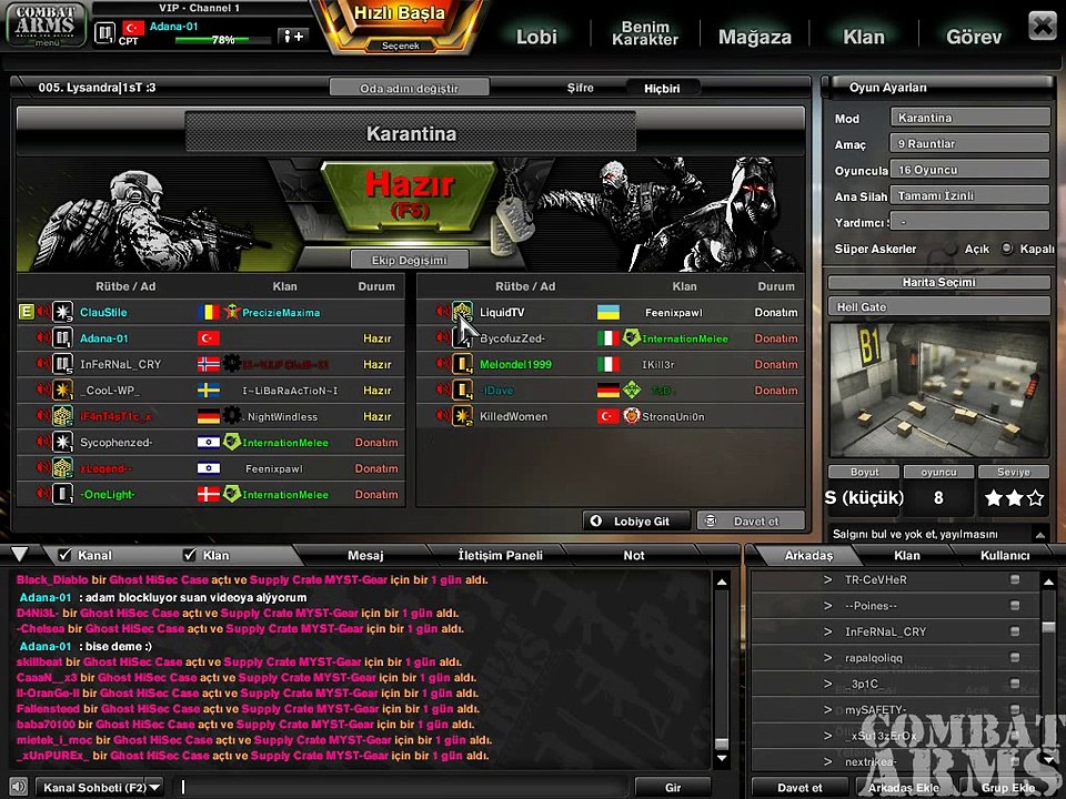 ClauStile Bloock room