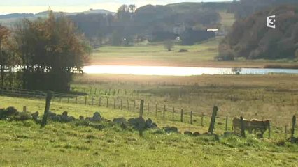 Portrait de Jean-Dominique Lajoux en Lozère (Aubrac)