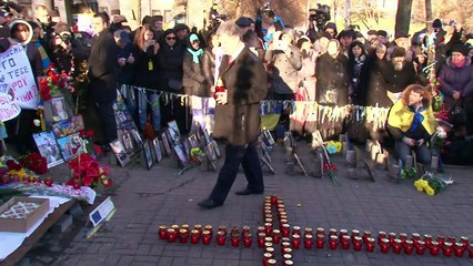 Ukraine: commémoration agitée du premier anniversaire du Maïdan