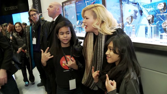 Kelly Clarkson Celebrates Citizen Watch Company Global Flagship Store Opening