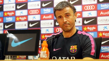 Luis Enrique: "El Sevilla tiene el sello de Emery"
