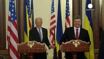 تاکید بر حمایت آمریکا از اوکراین در نخستین سالگرد انقلاب میدان