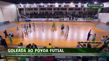 Resumo Sporting 10-0  Povoa - Liga SportZone 14/15