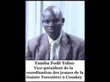 Tamba Fodé Tolno, vice-président de la coordination des jeunes de la Guinée Forestière à Conakry