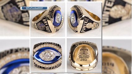 A closer look at Ray Guy's Hall of Fame ring