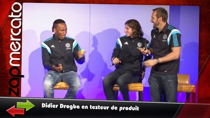 Drogba testeur de produit, Hazard en gardien de but... Le zapping Top Mercato !