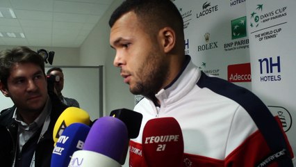 Coupe Davis 2014 - Jo-Wilfried Tsonga : "Je suis passé un peu à côté"