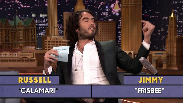 Le jeu du mot, entre Russell Brand et Jimmy Fallon