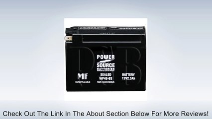 GT4B-5, YT4B-BS, YT4B-5, PTX4B-BS, UT4B-BS, GT4B5 Replacement Battery 50cca High Performance WP4B-BS Sealed AGM for Yamaha, Suzuki DR-Z70, TTR-50E, TTR50E, TTR-90E, TTR90E Motorcycles