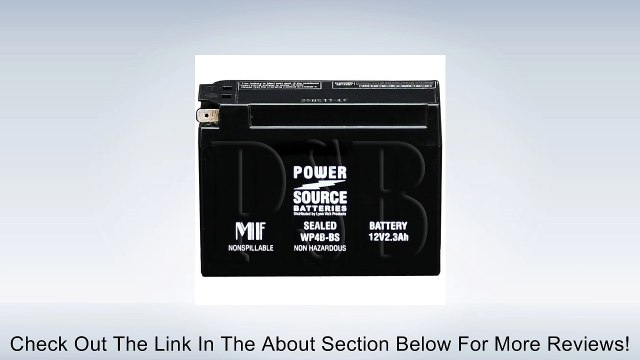 GT4B-5, YT4B-BS, YT4B-5, PTX4B-BS, UT4B-BS, GT4B5 Replacement Battery 50cca High Performance WP4B-BS Sealed AGM for Yamaha, Suzuki DR-Z70, TTR-50E, TTR50E, TTR-90E, TTR90E Motorcycles
