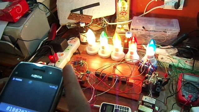 Cell Phone Based Home Appliances Control System