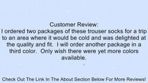 Noble Mount Womens Microfiber Trouser Socks - 3 PK (Size 9-11) - Dark Gray Review