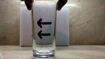 Faça um truque incrível apenas com um copo de água!