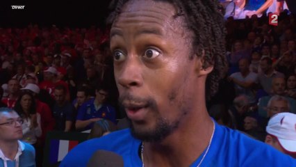 L'ITW de Monfils après sa victoire