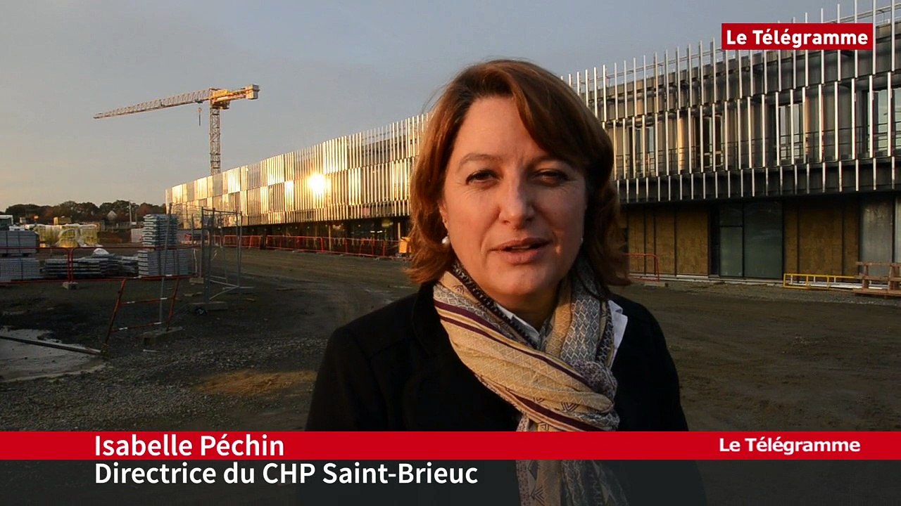 Plérin (22). Visite du chantier du futur hôpital privé