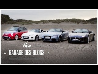 Essai cabriolets | Jaguar F-Type V8S - Audi TT-RS+ - Mazda MX-5 2013 - Abarth 595C Turismo