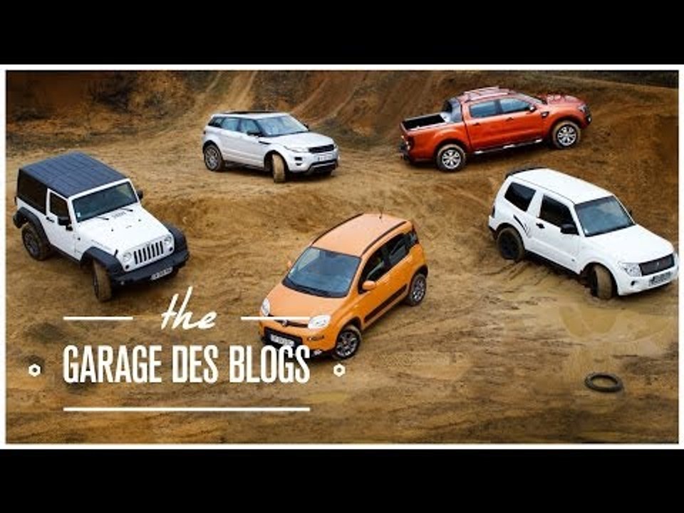 Essais 4x4 : Rubicon - Evoque SD4 - Ranger - Pajero - Panda 4x4