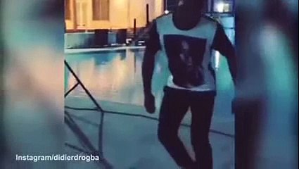 Didier Drogba'dan dans şov