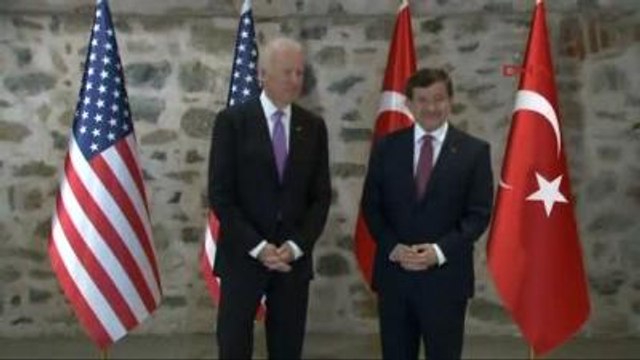 Davutoğlu, ABD Başkan Yardımcısı Biden'i Kabul Etti