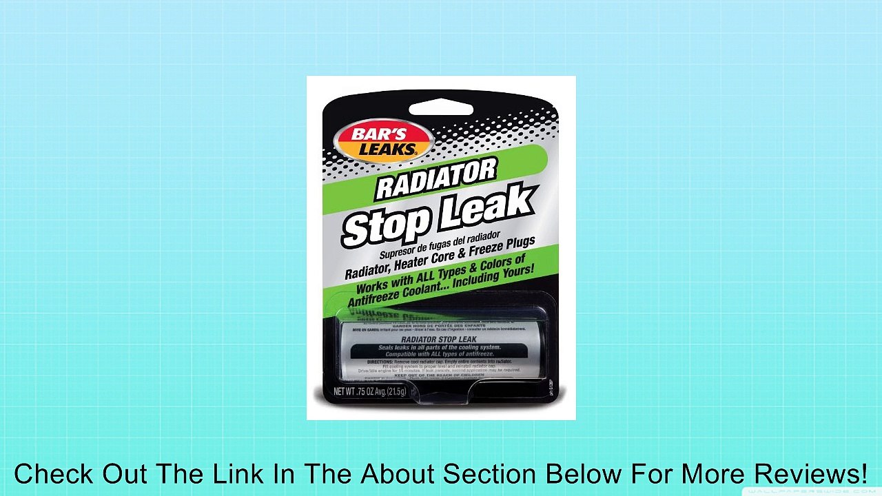 Bar's Leaks G12BP-7PK Radiator Stop Leak Powder - 0.75 oz., (Pack of 7) Review
