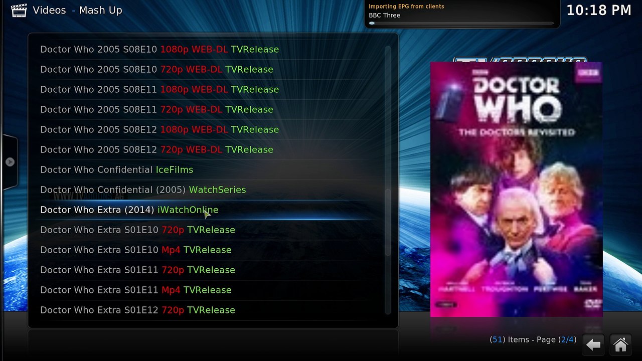 Mashup Fix - Not replacement - (November 2014) XBMC and KODI