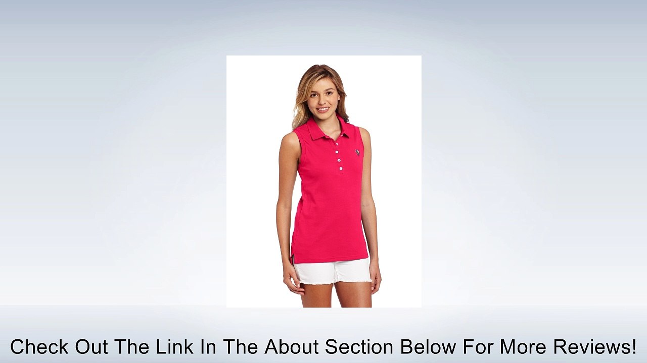 U.S. Polo Assn. Women's Sleeveless Polo, Berry Success, X-Large Review