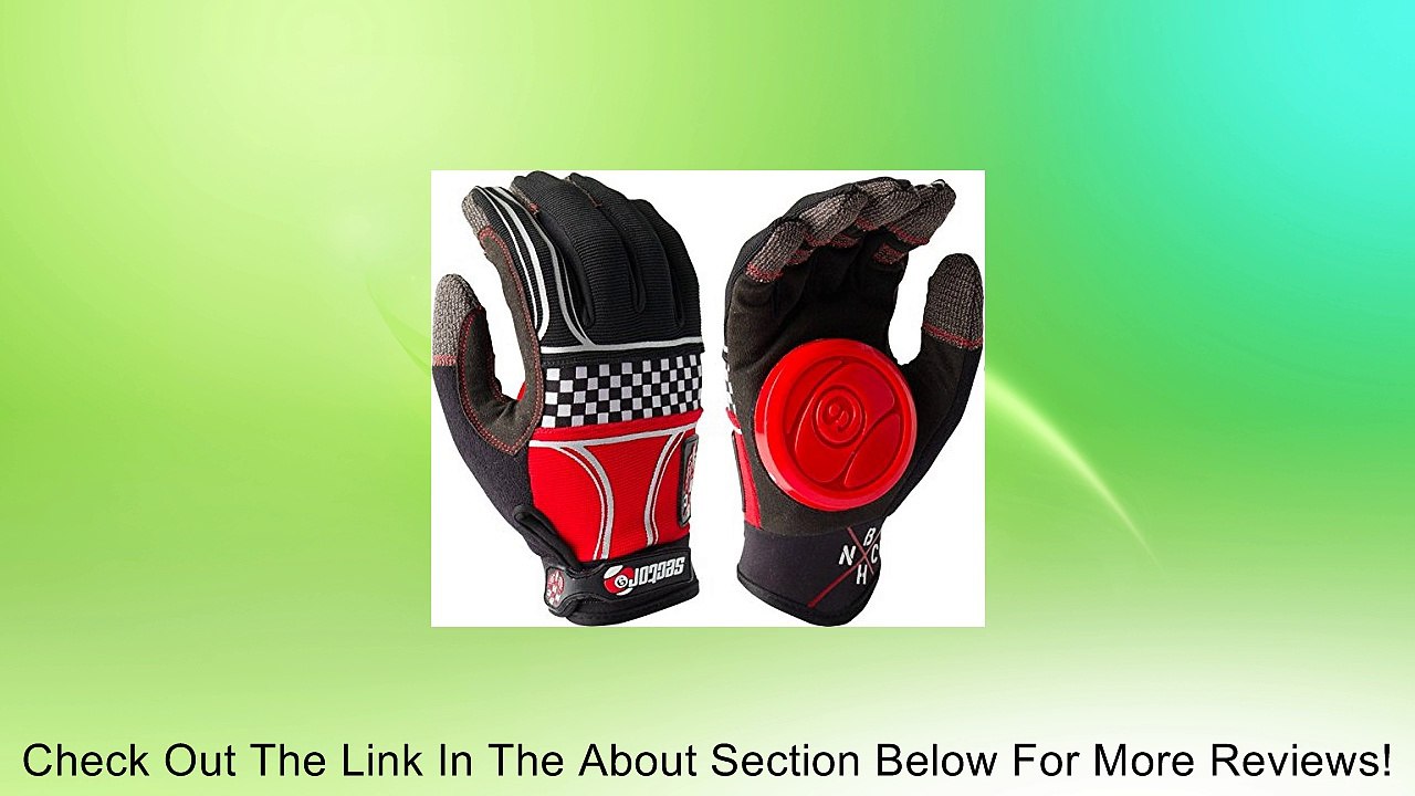 Sector 9 BHNC Checkered Large / X-Large Slide Gloves Skateboard Pads