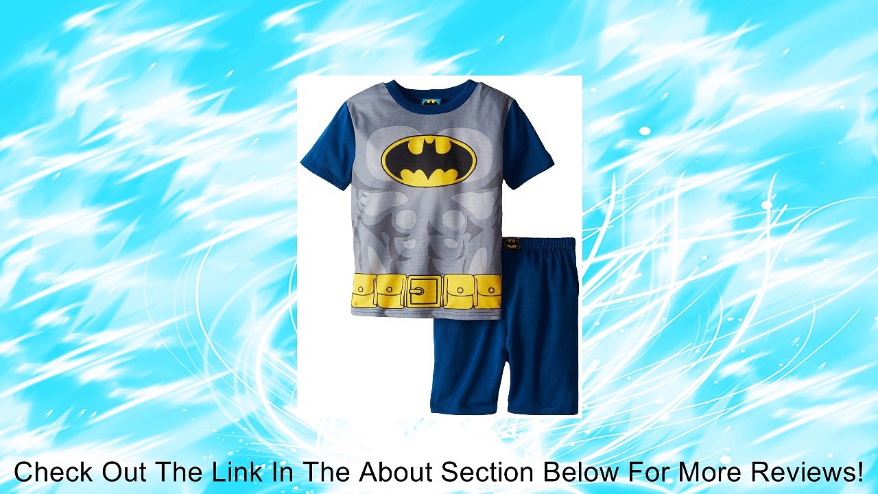 Komar Kids Little Boys' Batman And Superman Heroes, Gray/Black, Small Review