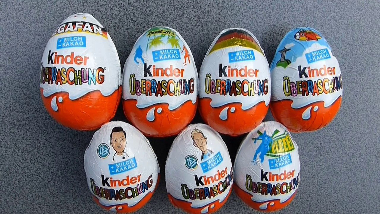 Kinder Überraschungseier WM Edition unboxing