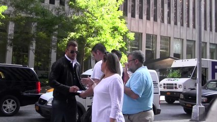 Kellan Lutz at SiriusXM radio in NYC
