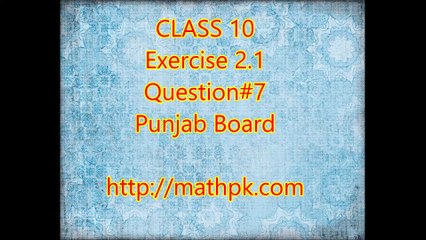 2.1-7 (P. Board-Class 10th)