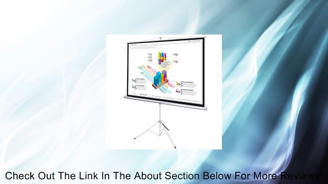 Projector Screen: Portable Pull Down 100 4:3 w/ Tripod Review